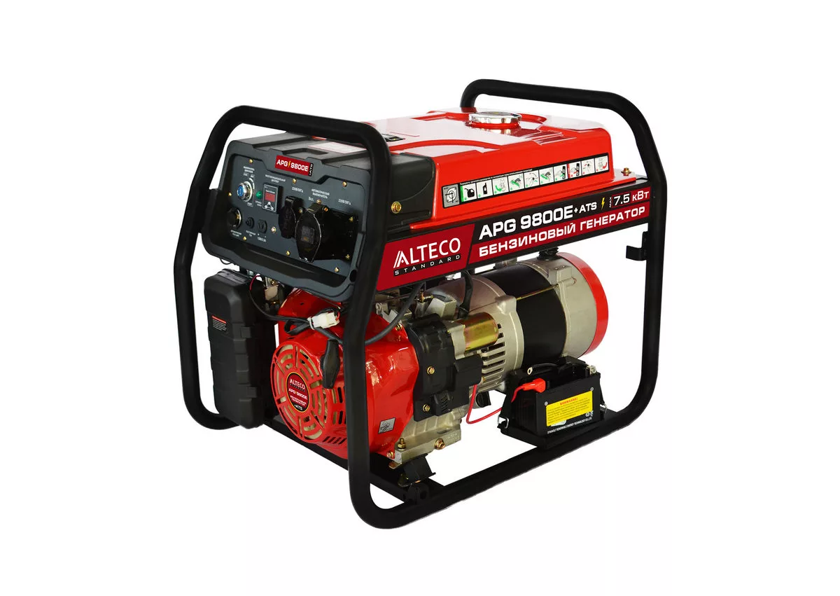 Бензиновый генератор 2.1 кВт Carver PPG-2500 220В ручной однофазный четырехтактный