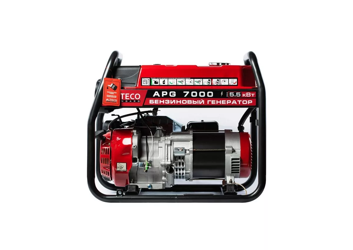 Бензиновый генератор 2.9 кВт Carver PPG-3900A 220В ручной однофазный четырехтактный