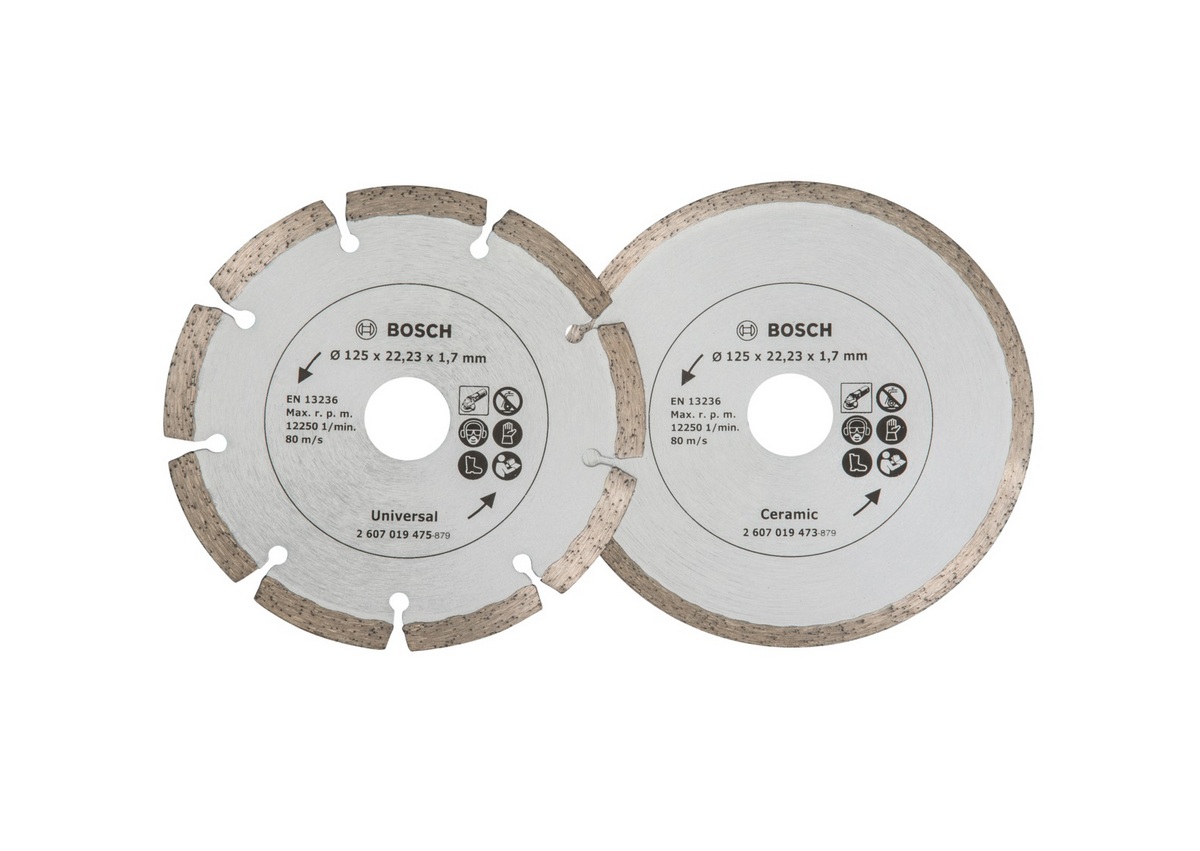 Алмазный диск отрезной сегментный 180х22.2 BOSCH универсальный