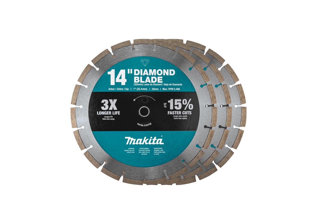 Алмазный диск отрезной сплошной 80х15 Makita по керамике