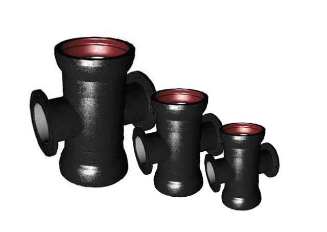 Чугунный крест раструб-фланец ВЧШГ 900х900