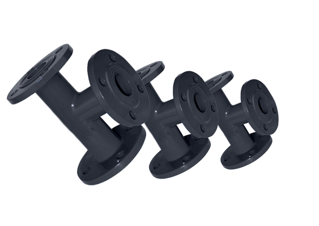 Стальной фланцевый тройник 300х250 09Г2С