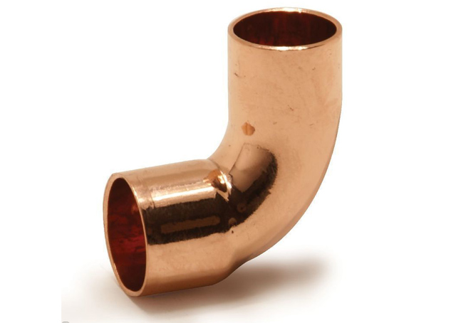 Медный однораструбный угол 90 ̊ 1/2